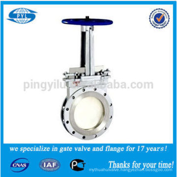 stainless steel manual knife gate valve